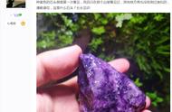 山上捡到的神秘紫色石头，网友求助鉴定！